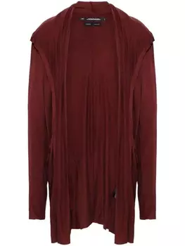 Julius кардиган с драпировкой, красный