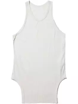 Julius майка Shield Hem, белый