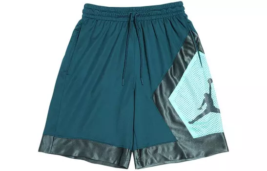 Jumpman Diamond повседневные шорты мужские бирюзовые Jordan, бирюзовый