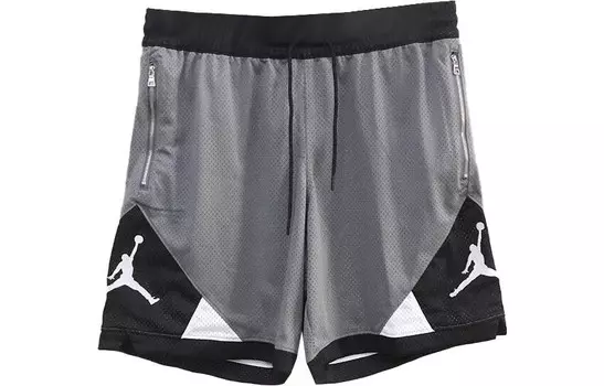 Jumpman Diamond повседневные шорты мужские темно-серые Jordan, темно-серый