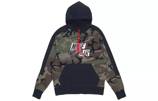 Jumpman Hoodies Classics Camo «Оливково-зеленый» Jordan, оливковый