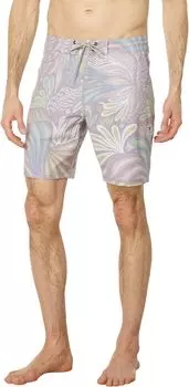 Jungle Nights 17,5-дюймовые шорты для плавания VISSLA, цвет Clay