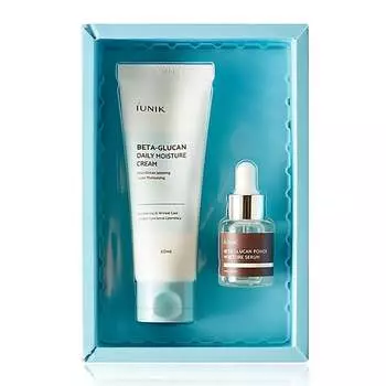 Юник, Beta Glucan Edition, Набор косметики по уходу за лицом, 2 шт., Iunik