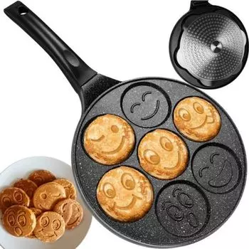 ЮНИКС Сковорода Poffertjes - Машина Poffertjes, Сковорода Poffertjes индукционная - Сковорода Poffertjes Электрическая - С формами - Антипригарное покрытие YUNICS
