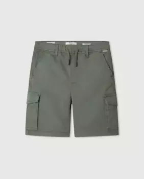 Junior Gymdigo Cargo шорты для мальчиков Pepe Jeans, темно-зеленый