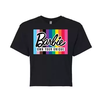 Juniors’ Barbie — ваша уникальная укороченная футболка Barbie, черный