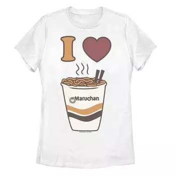 Juniors' Maruchan "I Heart Maruchan" Graphic Tee Licensed Character