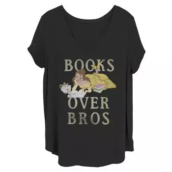 Juniors' Plus Beauty & The Beast Books поверх футболки Bros Licensed Character