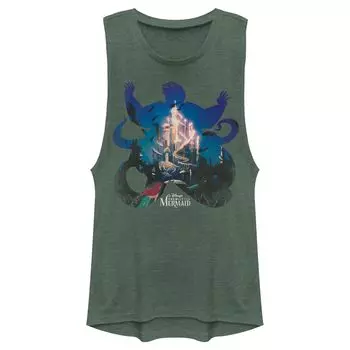 Юниорская Disney The Little Mermaid Ursula Silhouette Muscle Tank Licensed Character