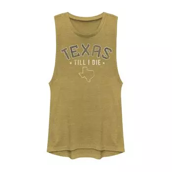 Юниорская футболка California Till Death State Pride с винтажным рисунком и мускулами