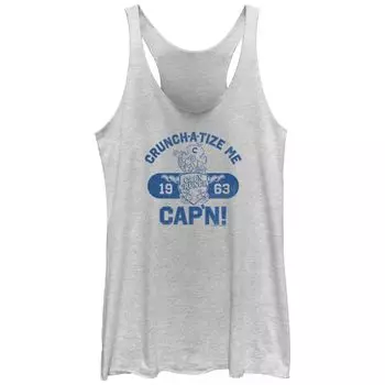Юниорская футболка Captain Crunch Crunch A Tize Me Collegied Tri-Blend Racerback с графическим рисунком Licensed Character