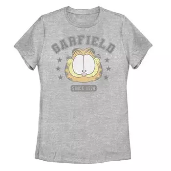 Юниорская футболка Garfield Collegiate с графическим рисунком в стиле ретро Licensed Character