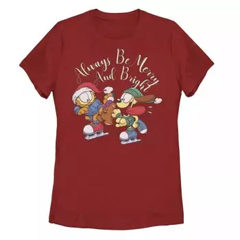 Юниорская футболка Garfield Merry & Bright с рисунком Licensed Character