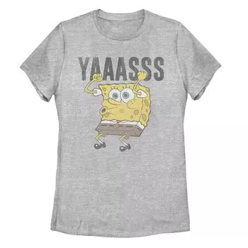 Юниорская футболка «Губка Боб Квадратные Штаны» Yaaasss Licensed Character