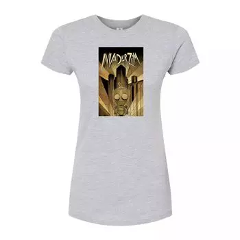 Юниорская футболка Invader Zim Metropolis с приталенным рисунком и рисунком Licensed Character, серый
