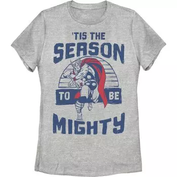 Юниорская футболка Marvel Thor 'Tis The Season To Be Mighty Christmas Tee Licensed Character