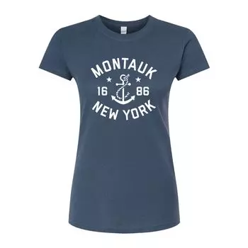 Юниорская футболка Montauk NY с графическим рисунком Licensed Character, синий