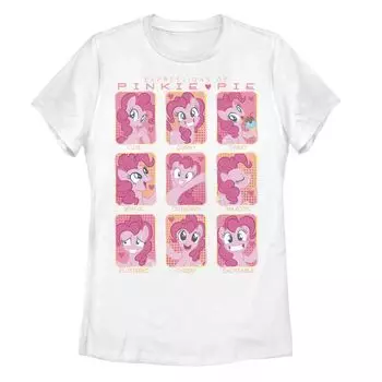 Юниорская футболка My Little Pony с выражением Пинки Пай Licensed Character, белый