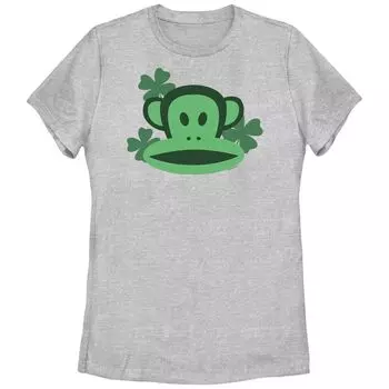 Юниорская футболка Paul Frank Green Face Clover с рисунком ко Дню Святого Патрика Licensed Character