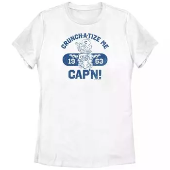 Юниорская футболка с графическим рисунком Captain Crunch Crunch A Tize Me Collegiate Licensed Character