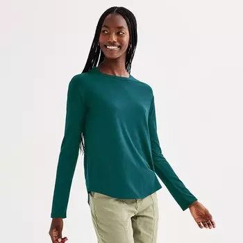 Юниорская футболка с круглым вырезом SO с длинными рукавами, цвет Beyond Navy