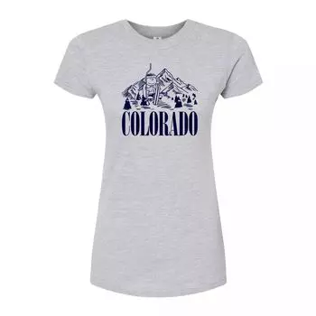 Юниорская футболка с приталенным рисунком Peanuts Colorado Licensed Character, серый
