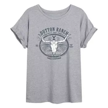 Юниорская футболка с струящимся рисунком Yellowstone Dutton Licensed Character