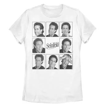 Юниорская футболка Seinfeld Faces Of Jerry Box Up Licensed Character
