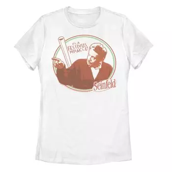 Юниорская футболка Seinfeld Festivus Pole Frank с портретом Licensed Character