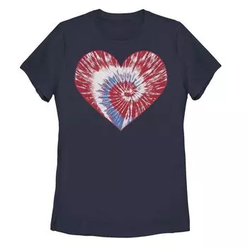 Юниорская футболка Spiral USA Heart Tie Dye