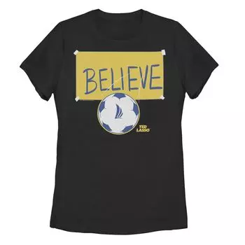 Юниорская футболка Ted Lasso Believe That Soccer с рисунком Licensed Character