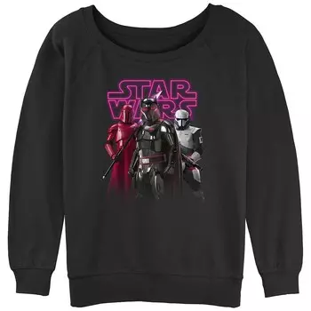 Юниорская футболка The Mandalorian Dark Side с напускным рисунком Терри Licensed Character, черный