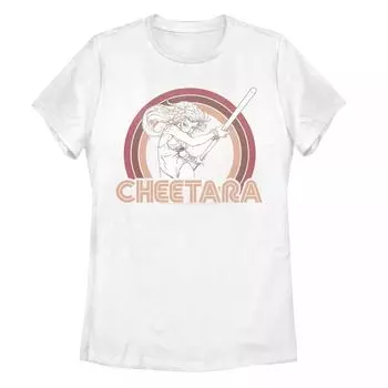 Юниорская футболка ThunderCats Cheetara в стиле ретро с радужной отделкой Licensed Character