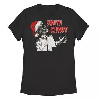 Юниорская футболка Universal Monsters Werewolf "Santa Claws" Licensed Character, черный