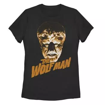 Юниорская футболка Universal Wolfman с большим рисунком и логотипом Licensed Character