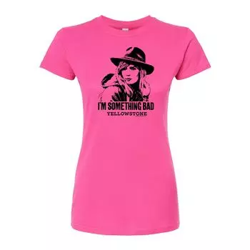 Юниорская футболка Yellowstone Something Bad Fit Fit Licensed Character, розовый