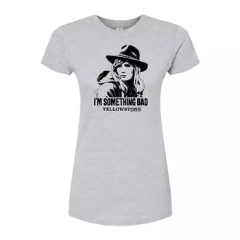 Юниорская футболка Yellowstone Something Bad Fit Fit Licensed Character, серый