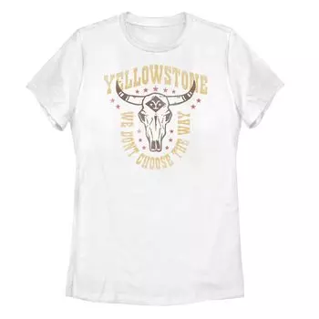 Юниорская футболка Yellowstone We Don't Choose The Way с графическим рисунком Licensed Character