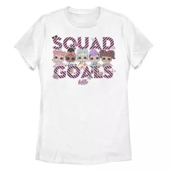 Юниорская L.O.L. Сюрприз! Футболка с рисунком Squad Goals Licensed Character