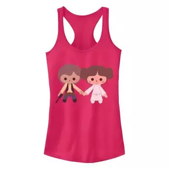 Юниорская майка A New Hope Han Leia Kawaii Racerback Licensed Character