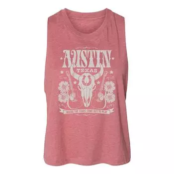Юниорская майка Austin Texas Racerback Licensed Character, розовый