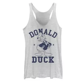 Юниорская майка Disney Donald Duck в сине-белой сердитой позе с портретом Licensed Character