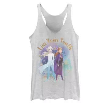 Юниорская майка Disney Frozen 2 Elsa Anna Live Your Truth с геометрическим портретом Licensed Character