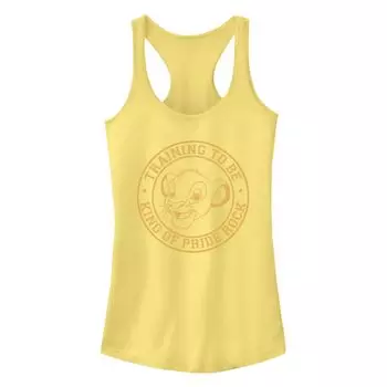 Юниорская майка Disney's The Lion King Pride Rock King Training Ideal без рукавов со спиной-борцовкой Licensed Character