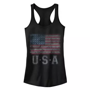 Юниорская майка Fifth Sun Old USA Vintage Ideal на бретельках со спиной-борцовкой, черный