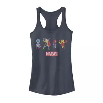 Юниорская майка Marvel Avengers Doodle Line Up Licensed Character