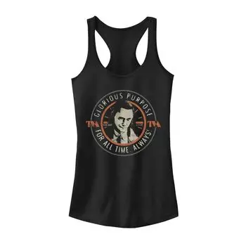 Юниорская майка Marvel Loki Glorious Purpose Racerback Licensed Character