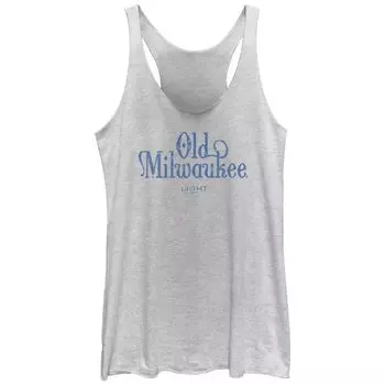 Юниорская майка Pabst Old Milwaukee Light Tri-Blend Racerback с графическим рисунком Licensed Character