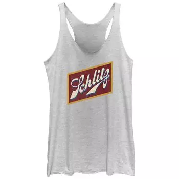 Юниорская майка Pabst Schlitz Classic с логотипом Tri-Blend Racerback и графическим рисунком Licensed Character