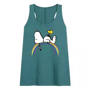 Юниорская майка Peanuts Snoopy Rainbow с рисунком Licensed Character